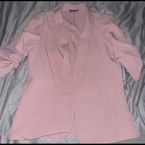 SHEIN Light Pink Blazer